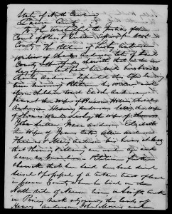 Petition regarding the lands of Charles Anderson of Craven County, NC