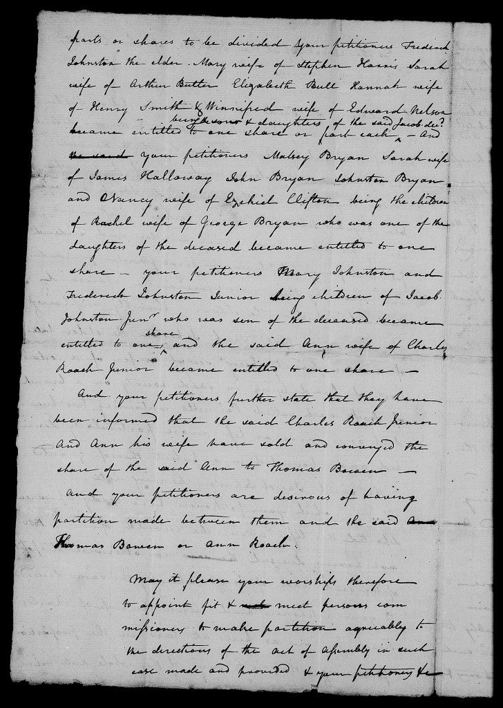 Petition by heirs of Jacob Johnson of Craven County - p2