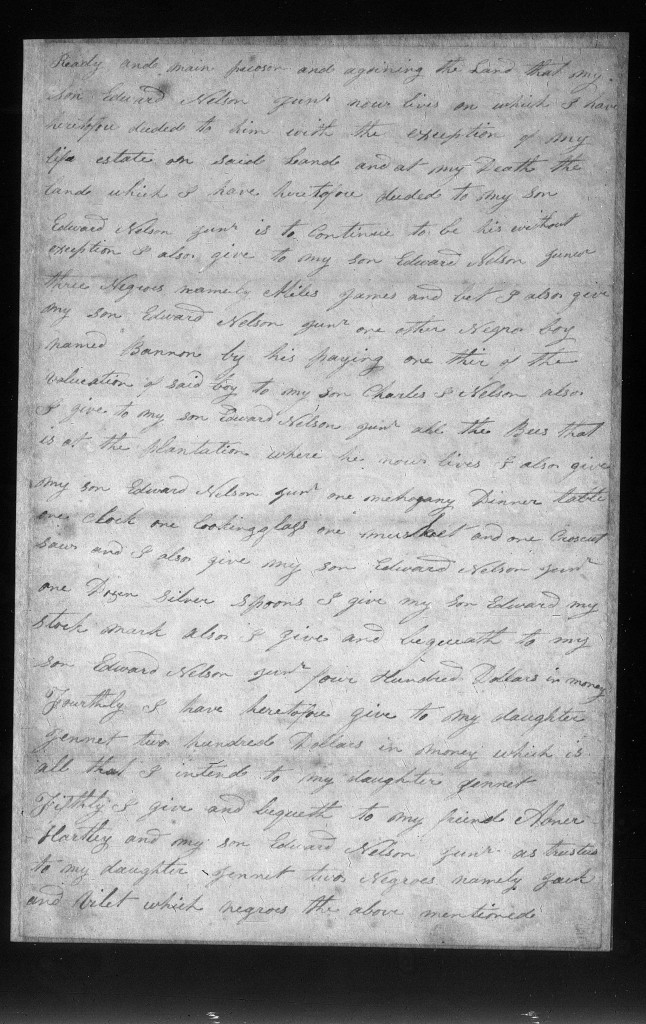 Edward Nelson Sr, Craven County 1837 p2