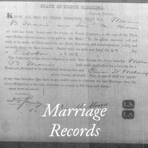 Marriage Records