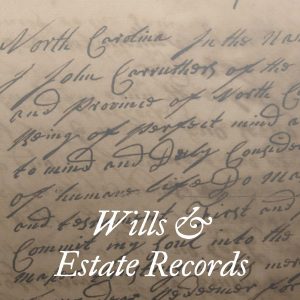 Wills & Estate Records