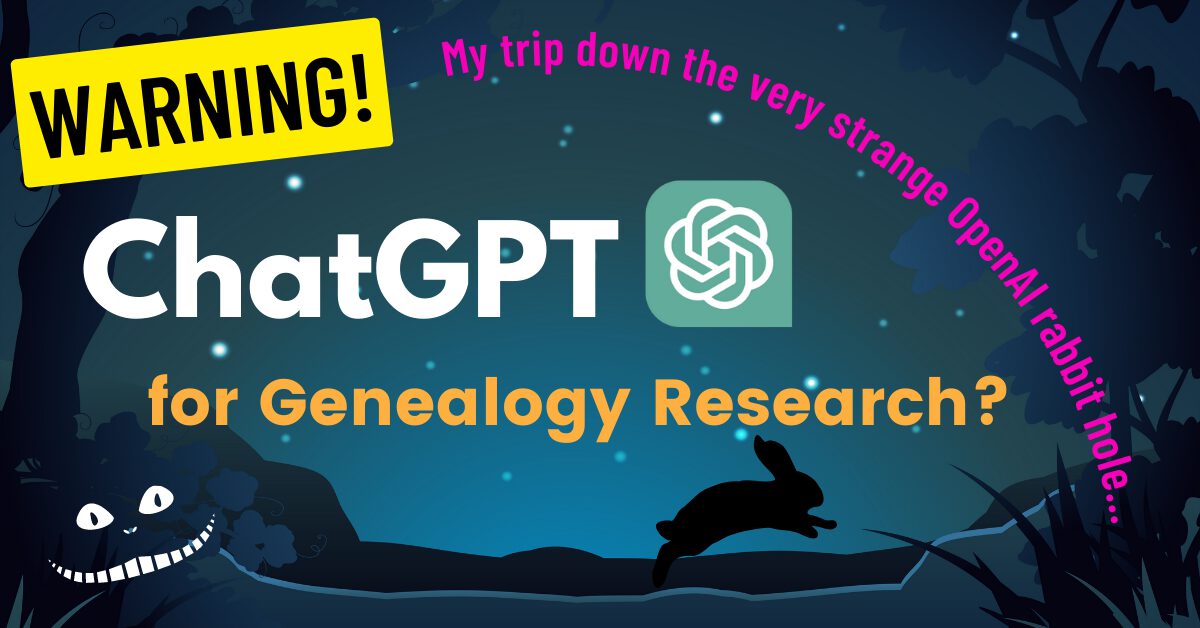 ChatGPT for Genealogy Research