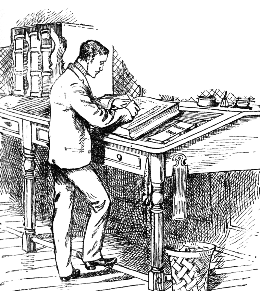 Man writing