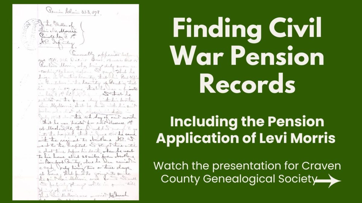 Finding Civil War Pension Records
