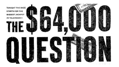 The $64,000 question