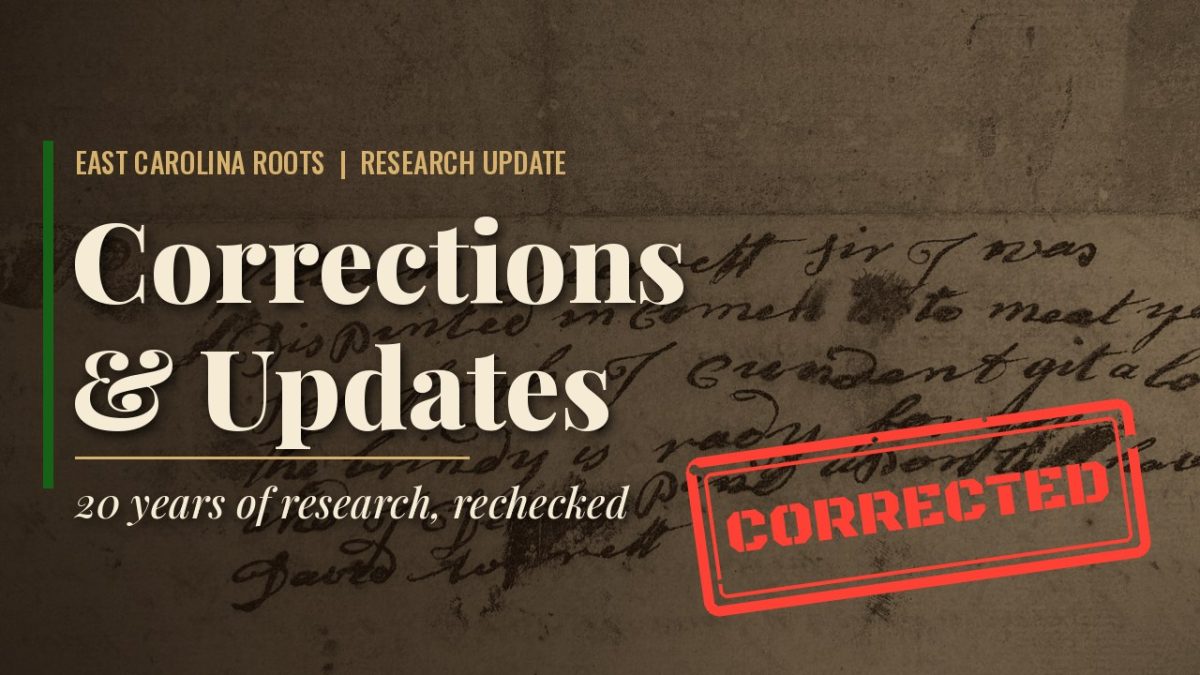 Corrections & Updates: 20 years of research, rechecked